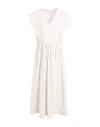Fabiana Filippi Woman Maxi Dress Off White Size 8 Cotton In White