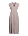 Fabiana Filippi Woman Maxi Dress Pink Size 12 Viscose, Linen