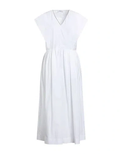 Fabiana Filippi Woman Maxi Dress White Size 10 Cotton