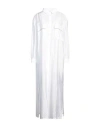 Fabiana Filippi Hemdkleid Mit Seitlichem Schlitz In White