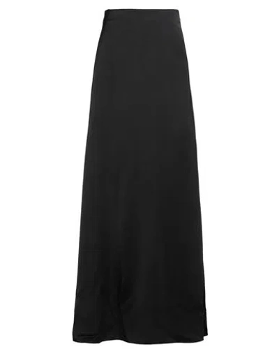 Fabiana Filippi Woman Maxi Skirt Black Size 2 Viscose, Wool