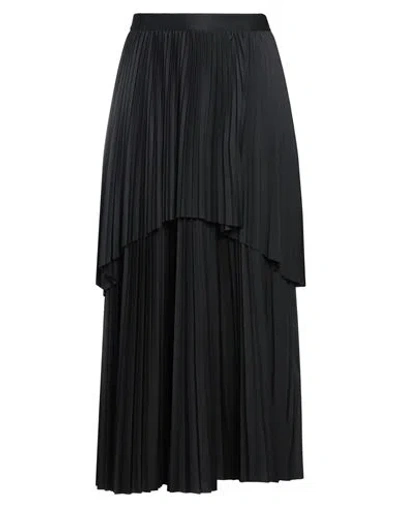 Fabiana Filippi Woman Long Skirt Black Size 6 Polyester