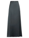 Fabiana Filippi Woman Maxi Skirt Deep Teal Size 8 Viscose, Wool In Green