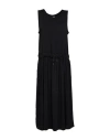 Fabiana Filippi Woman Midi Dress Black Size 10 Acetate, Silk