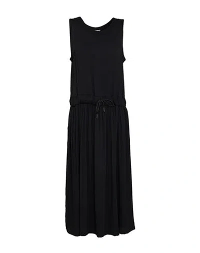 Fabiana Filippi Woman Midi Dress Black Size 10 Acetate, Silk