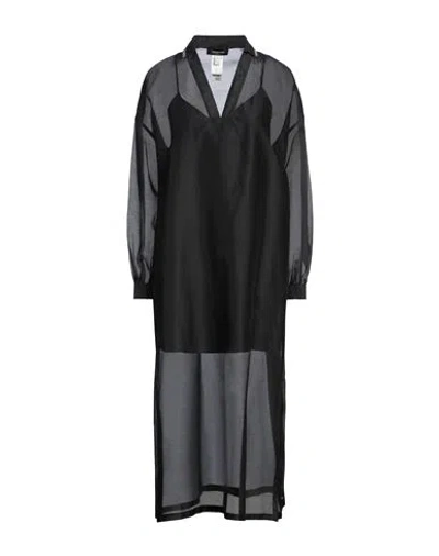 Fabiana Filippi Woman Midi Dress Black Size 10 Polyester, Elastane