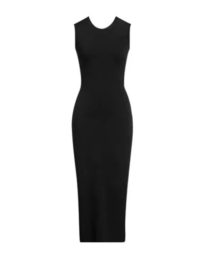 Fabiana Filippi Woman Midi Dress Black Size 6 Viscose, Polyester