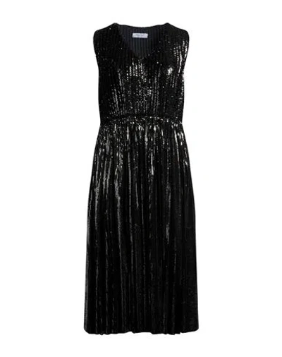 Fabiana Filippi Woman Midi Dress Dark Green Size 6 Pes - Polyethersulfone