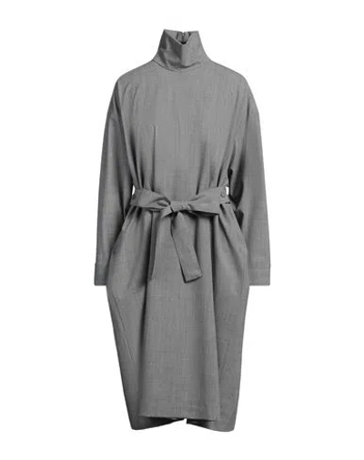 Fabiana Filippi Woman Midi Dress Grey Size L Viscose