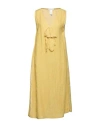 Fabiana Filippi Woman Kaftan Ocher Size 8 Linen In Yellow