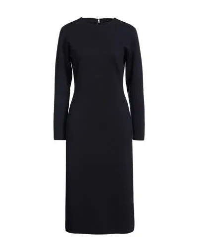 Fabiana Filippi Woman Midi Dress Midnight Blue Size 4 Merino Wool