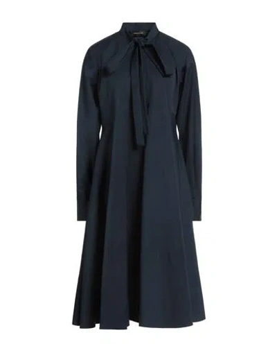 Fabiana Filippi Woman Midi Dress Midnight Blue Size 6 Cotton