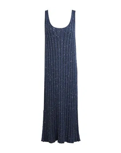 Fabiana Filippi Woman Midi Dress Navy Size 10 Cotton