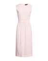 Fabiana Filippi Woman Midi Dress Pink Size 10 Virgin Wool, Polyamide, Elastane