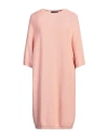 Fabiana Filippi Woman Midi Dress Pink Size M Cotton, Linen, Polyester In Pink