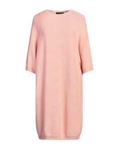 Fabiana Filippi Woman Midi Dress Pink Size M Cotton, Linen, Polyester