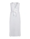 Fabiana Filippi Woman Midi Dress White Size 4 Linen