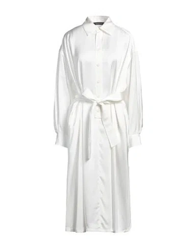 Fabiana Filippi Woman Midi Dress White Size 4 Viscose