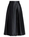 Fabiana Filippi Woman Midi Skirt Midnight Blue Size 8 Polyester