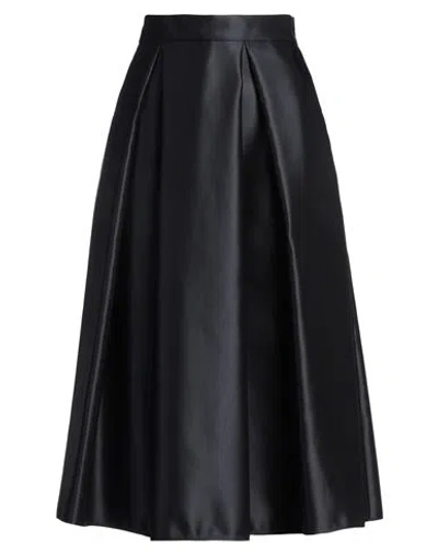 Fabiana Filippi Woman Midi Skirt Midnight Blue Size 8 Polyester