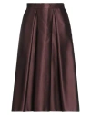 Fabiana Filippi Woman Midi Skirt Plum Size 6 Polyester In Purple