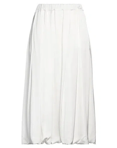 Fabiana Filippi Woman Midi Skirt White Size 10 Viscose