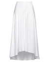 Fabiana Filippi Woman Midi Skirt White Size 4 Cotton