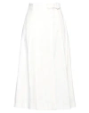 Fabiana Filippi Belted Midi Skirt In White