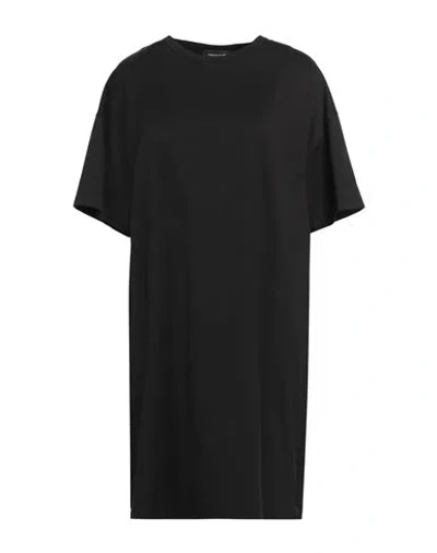 Fabiana Filippi Woman Mini Dress Black Size 10 Cotton, Viscose
