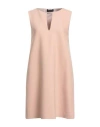 Fabiana Filippi Woman Mini Dress Blush Size 10 Polyester, Virgin Wool, Elastane In Pink