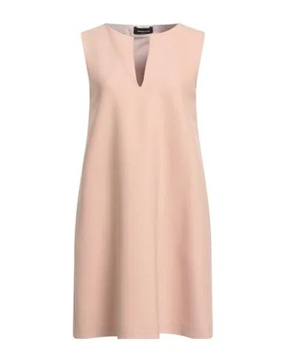 Fabiana Filippi Woman Mini Dress Blush Size 10 Polyester, Virgin Wool, Elastane In Pink
