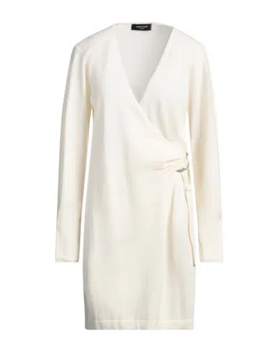 Fabiana Filippi Woman Mini Dress Cream Size 4 Cashmere In Neutral