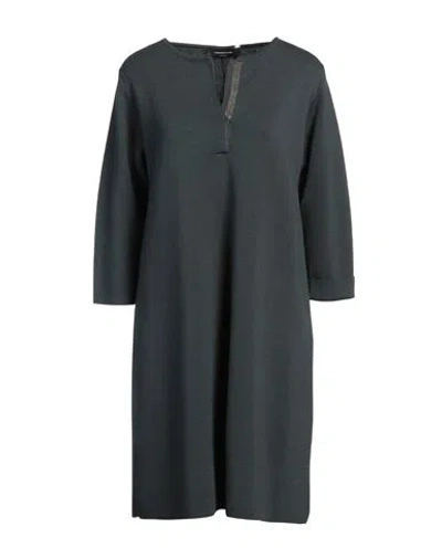 Fabiana Filippi Woman Mini Dress Deep Teal Size 8 Merino Wool