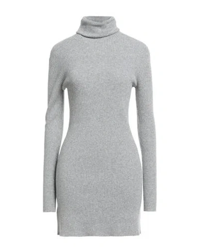 Fabiana Filippi Knee Length Dress High Neckline In Gray