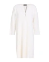 Fabiana Filippi Woman Mini Dress Ivory Size 4 Merino Wool In White