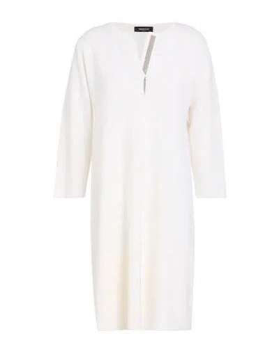 Fabiana Filippi Woman Mini Dress Ivory Size 4 Merino Wool In White