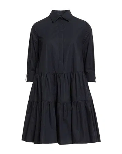 Fabiana Filippi Woman Mini Dress Midnight Blue Size 0 Cotton