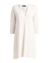 Fabiana Filippi Woman Mini Dress Off White Size 6 Merino Wool