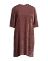Fabiana Filippi Boxed 3/4 Sleeve Sweater In Pink & Purple