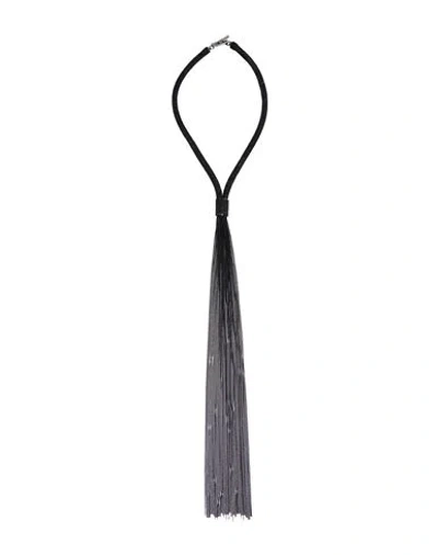 Fabiana Filippi Woman Necklace Black Size - Ecobrass