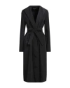 Fabiana Filippi Woman Overcoat & Trench Coat Black Size 8 Polyamide In Black