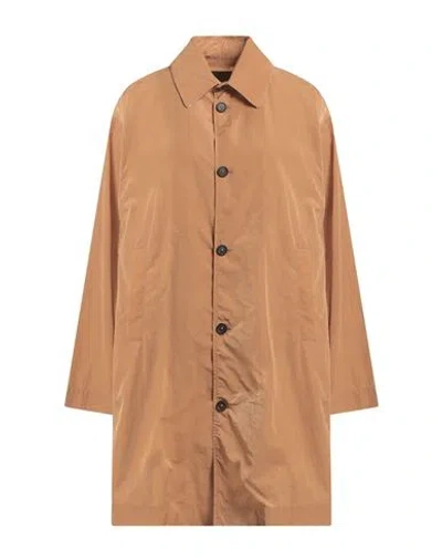 FABIANA FILIPPI FABIANA FILIPPI WOMAN OVERCOAT & TRENCH COAT CAMEL SIZE 10 POLYAMIDE, ECOBRASS