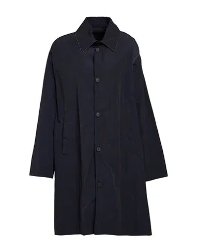Fabiana Filippi Woman Overcoat & Trench Coat Midnight Blue Size 8 Polyamide, Ecobrass In Blue