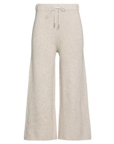 Fabiana Filippi Woman Pants Beige Size 10 Cashmere, Polyamide, Polyester In Neutral