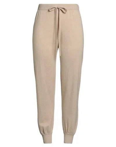 Fabiana Filippi Woman Pants Beige Size 10 Cashmere In Pink