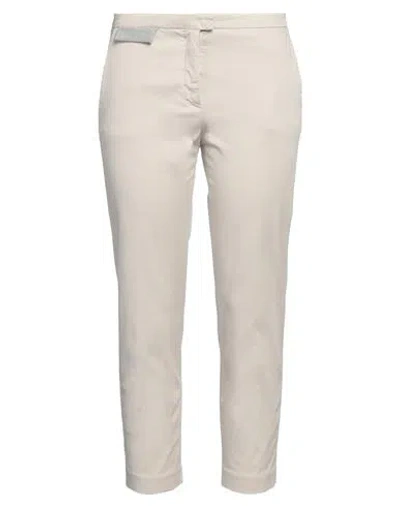 Fabiana Filippi Woman Pants Beige Size 4 Cotton, Elastane, Brass