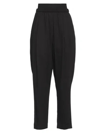 Fabiana Filippi Trousers With Elastic Waistband In Black