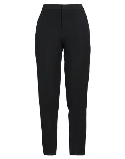 FABIANA FILIPPI FABIANA FILIPPI WOMAN PANTS BLACK SIZE 10 WOOL, SILK