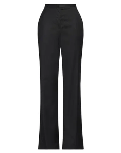 Fabiana Filippi Woman Pants Black Size 12 Virgin Wool, Polyamide, Elastane