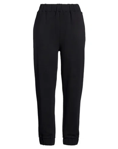 Fabiana Filippi Woman Pants Black Size 8 Cotton, Ecobrass